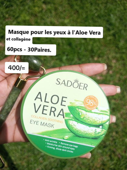 Masque pour les yeux à l'Aloe Vera et au Collagène